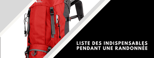 liste indispensables sac randonnée