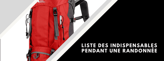liste indispensables sac randonnée