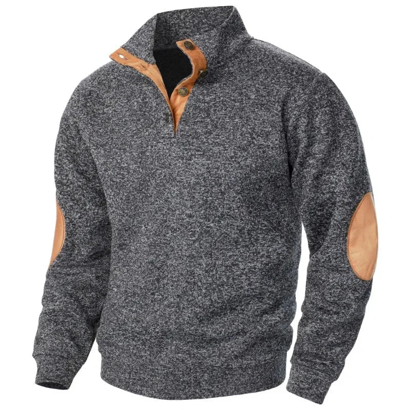 Sweat-shirt V rouge, parfait pour le printemps