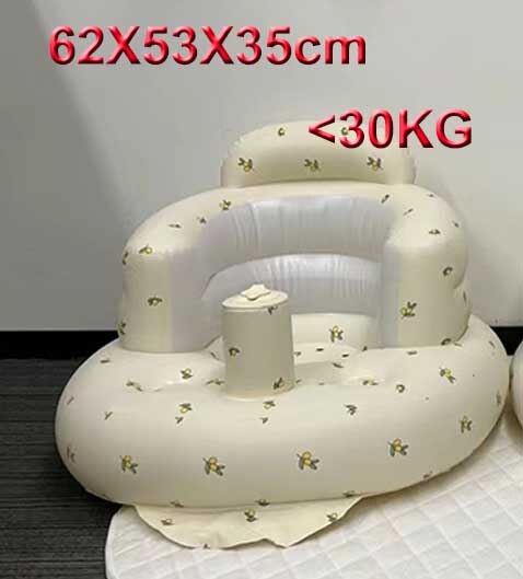 Détails du matériau PVC et coton de la chaise flottante bébé