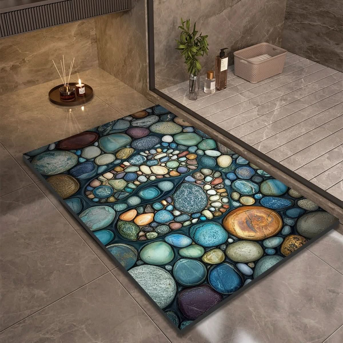 Tapis de Bain Diatomée aquastone stylish non slip présentation du produit vue 21