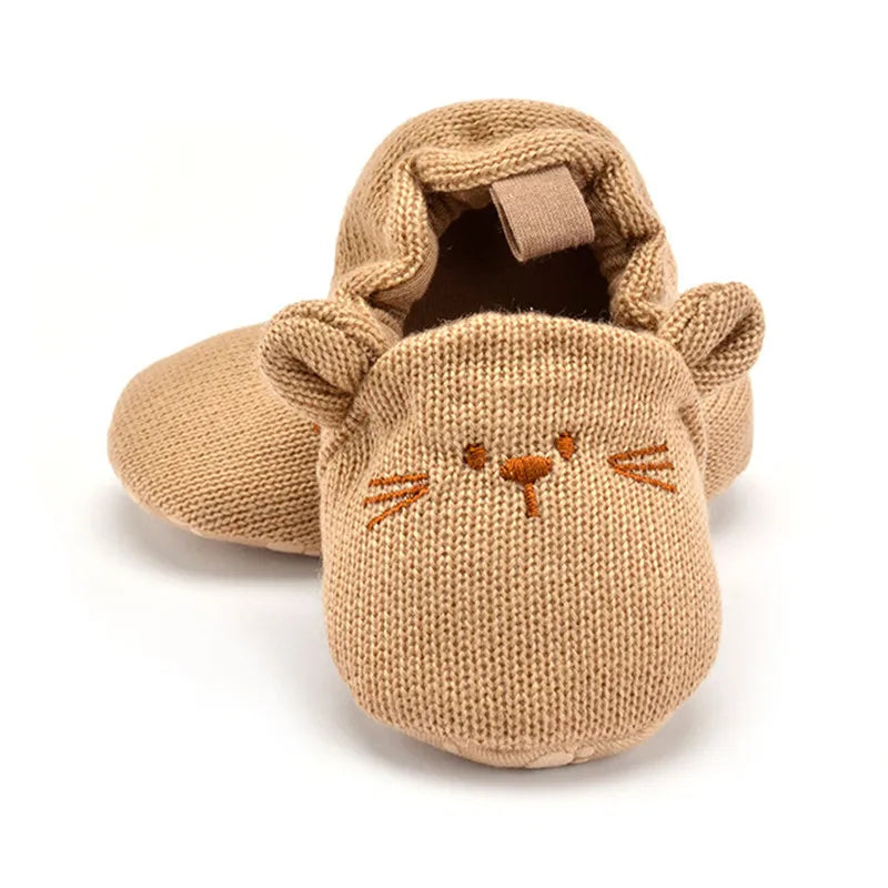 Chaussons bébé avec intérieur doux et respirant