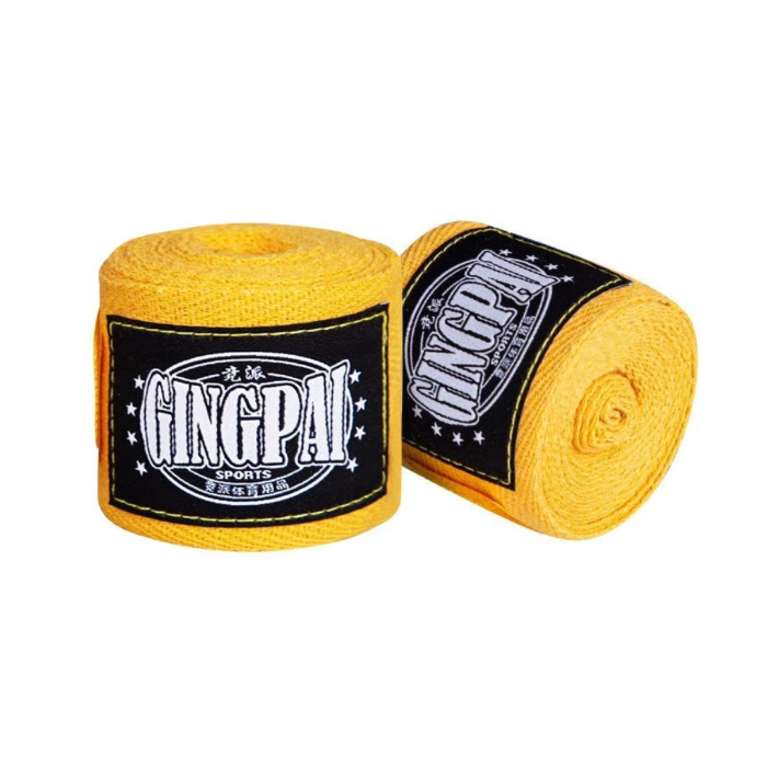 Vue latérale des bandages ajustables déroulés