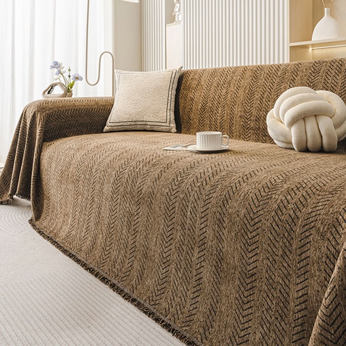Motif chevron élégant rehaussant la décoration intérieure