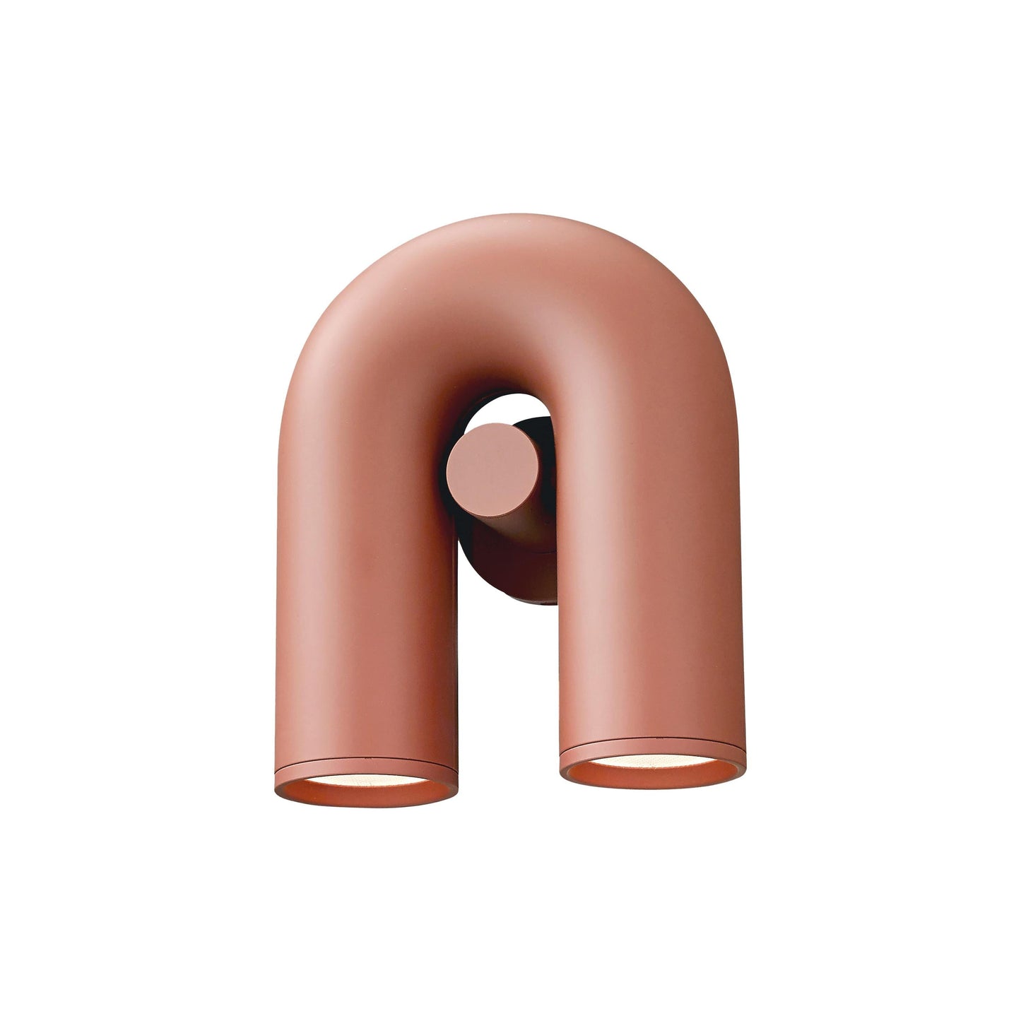 Détail du design ludique et minimaliste de la lampe