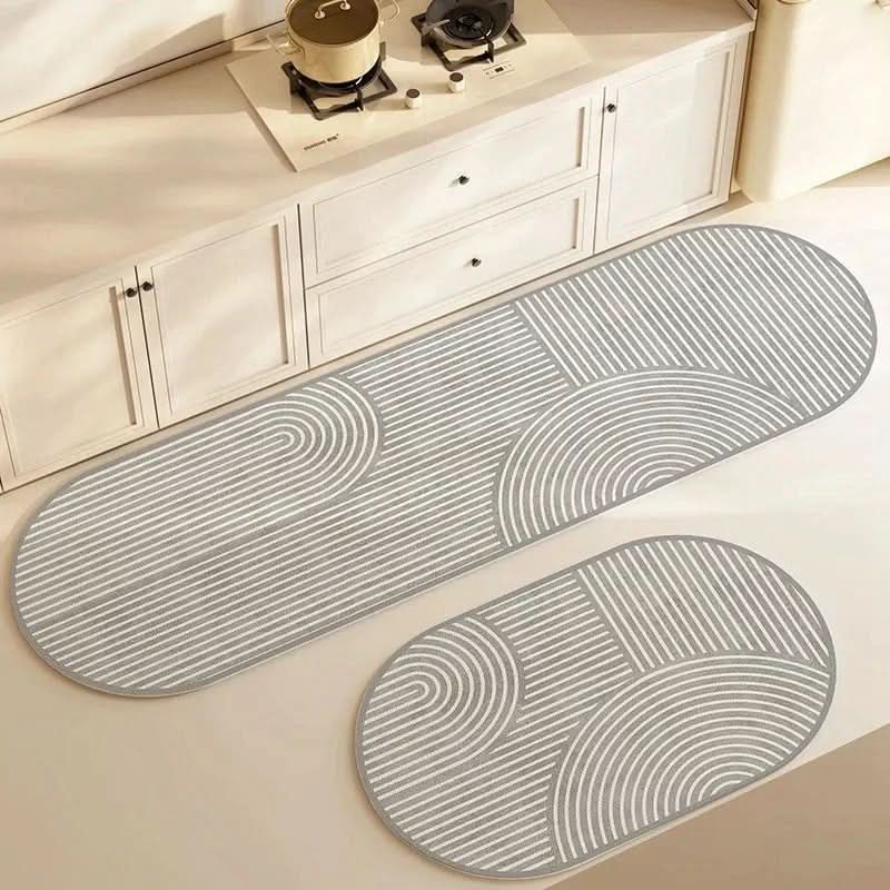 Vue latérale du tapis montrant son épaisseur et sa durabilité