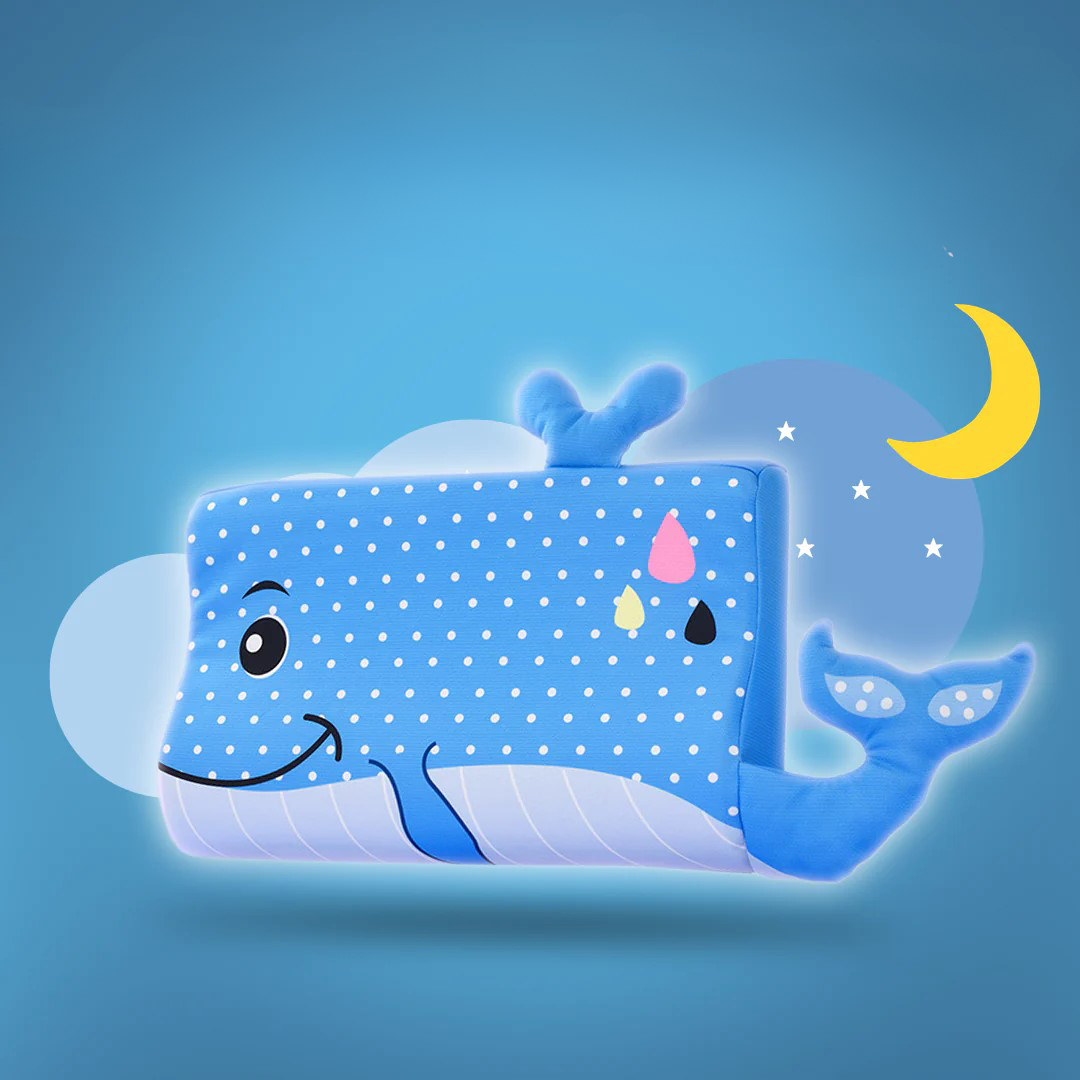 Coussin ergonomique illustrant l'alignement du cou et du dos