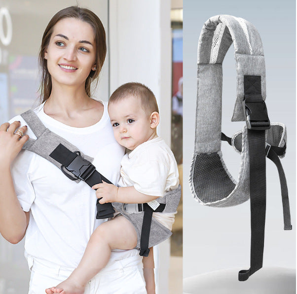 Porte-bébé en extérieur, idéal pour promenades et courses
