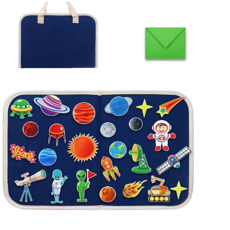 Sac de rangement en feutre avec ensemble d'histoires