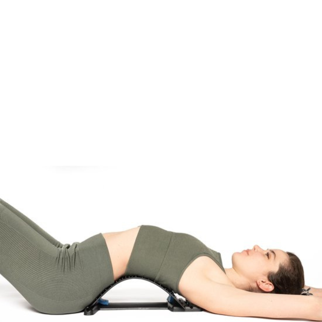 Gros plan sur les points d'acupuncture de l'écarteur