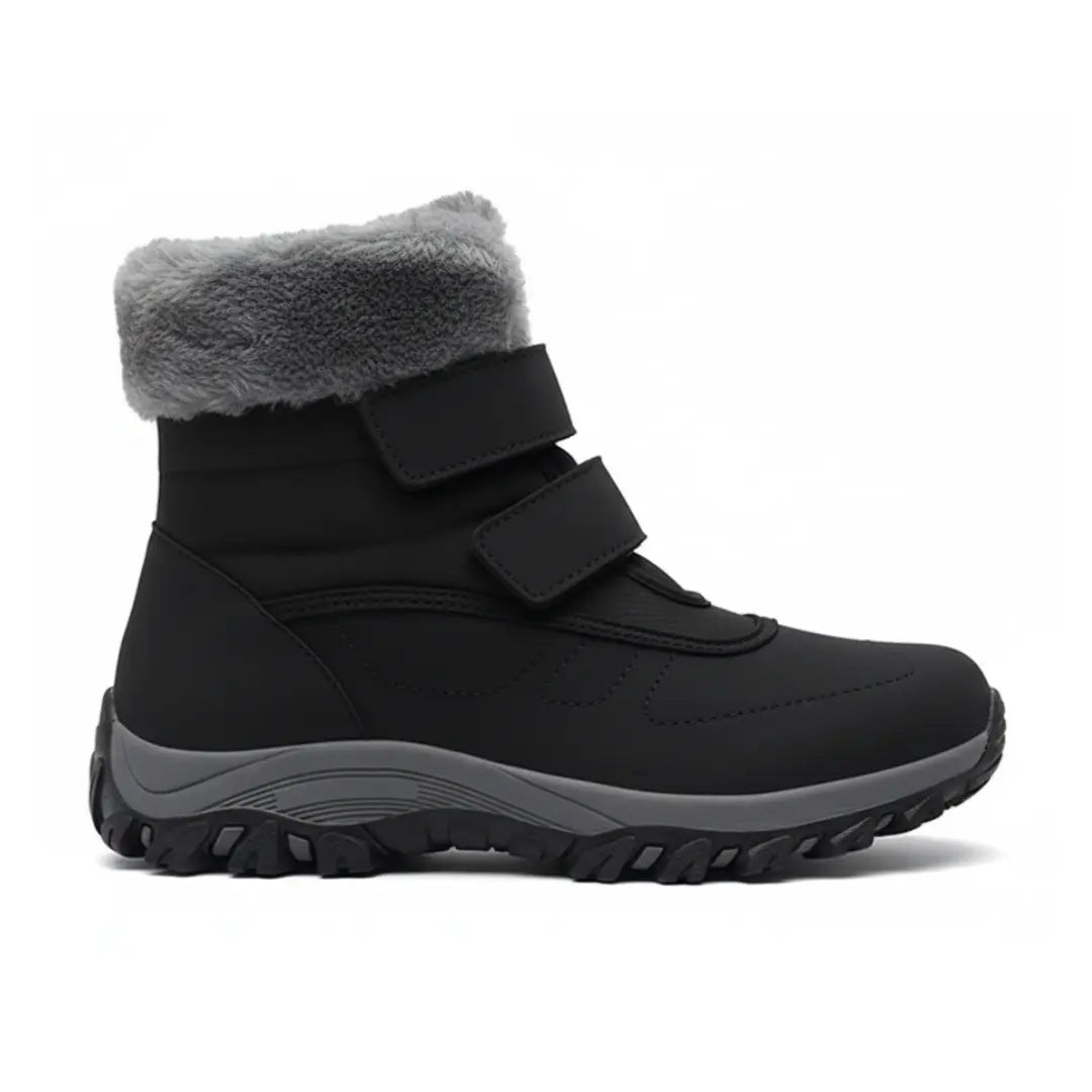 Détail de la fermeture velcro double pour ajustement facile