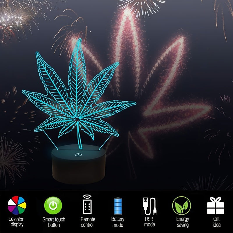 Lampe 3D montrant différentes options de couleurs