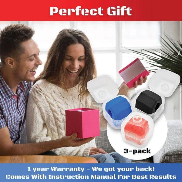 Ensemble de balles pour renforcer les muscles de la mâchoire