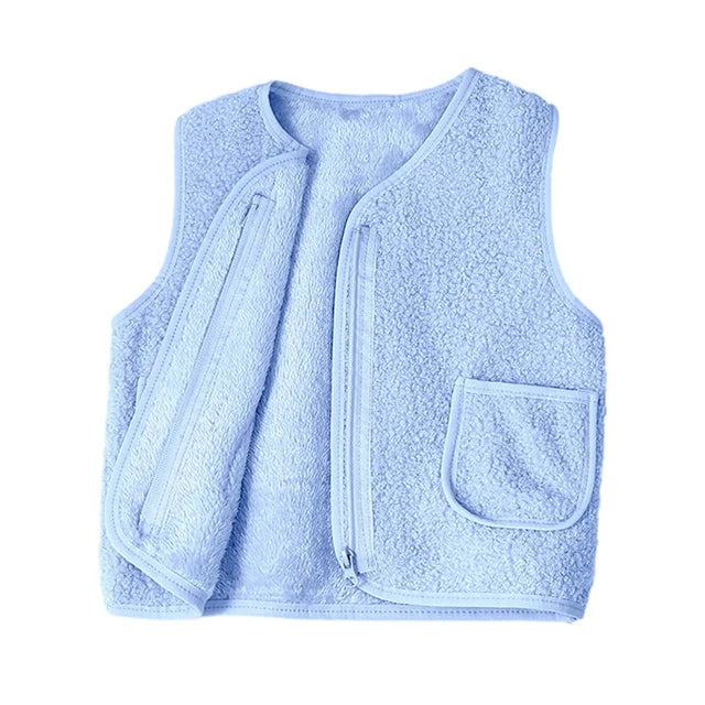 Gilet enfant en laine, parfait pour temps froid