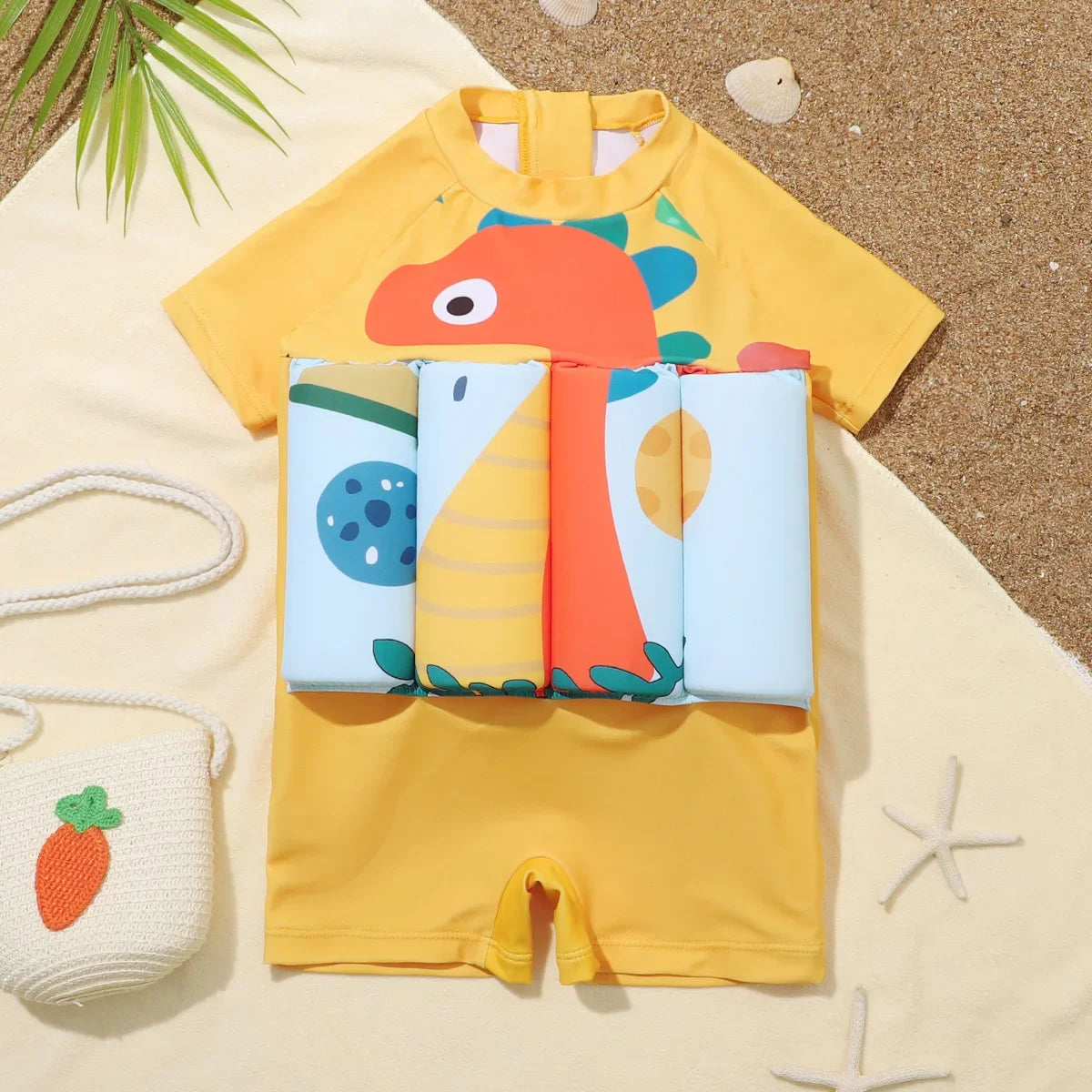 Illustration des tailles disponibles pour le maillot de bain