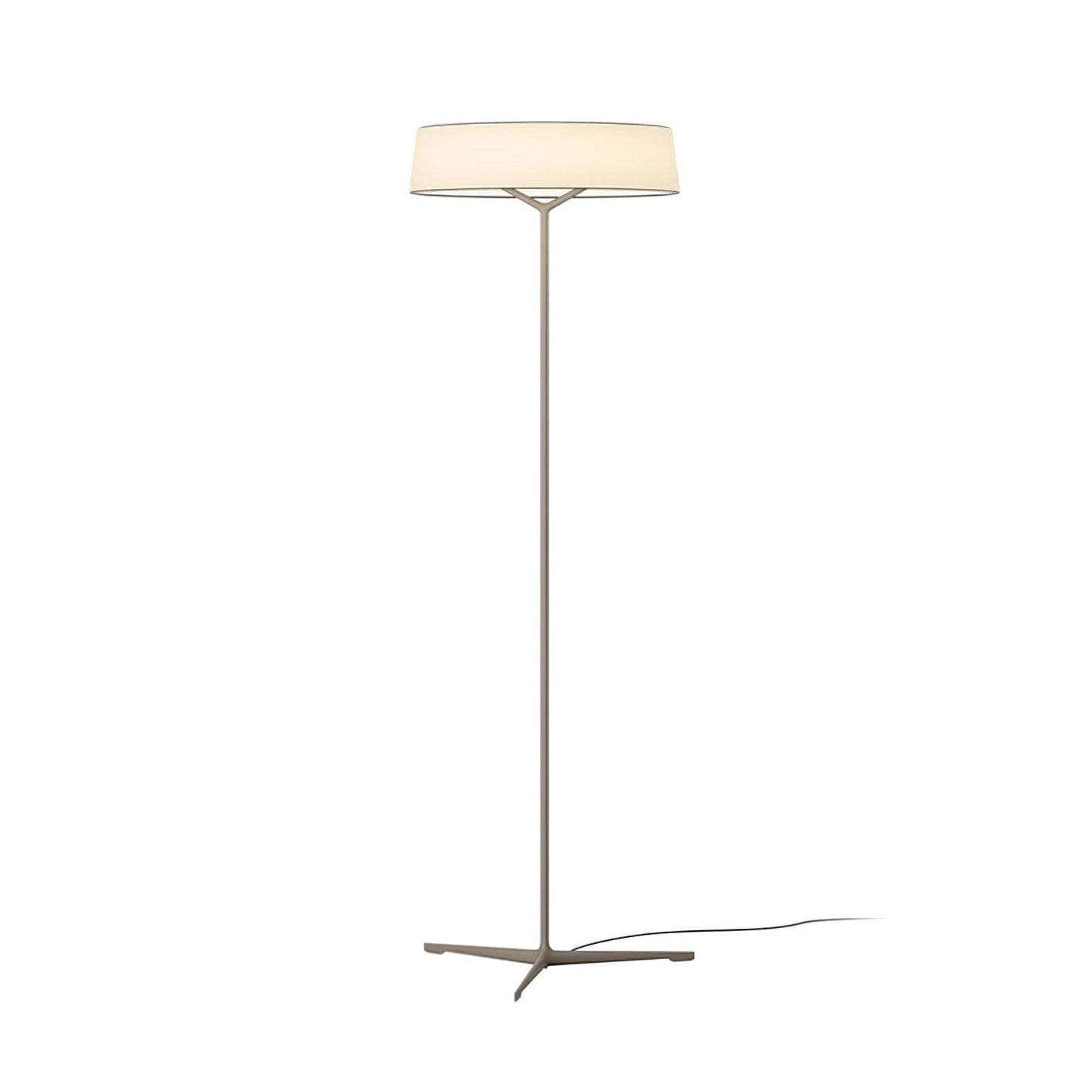 Lampe sur pied dans un coin de chambre