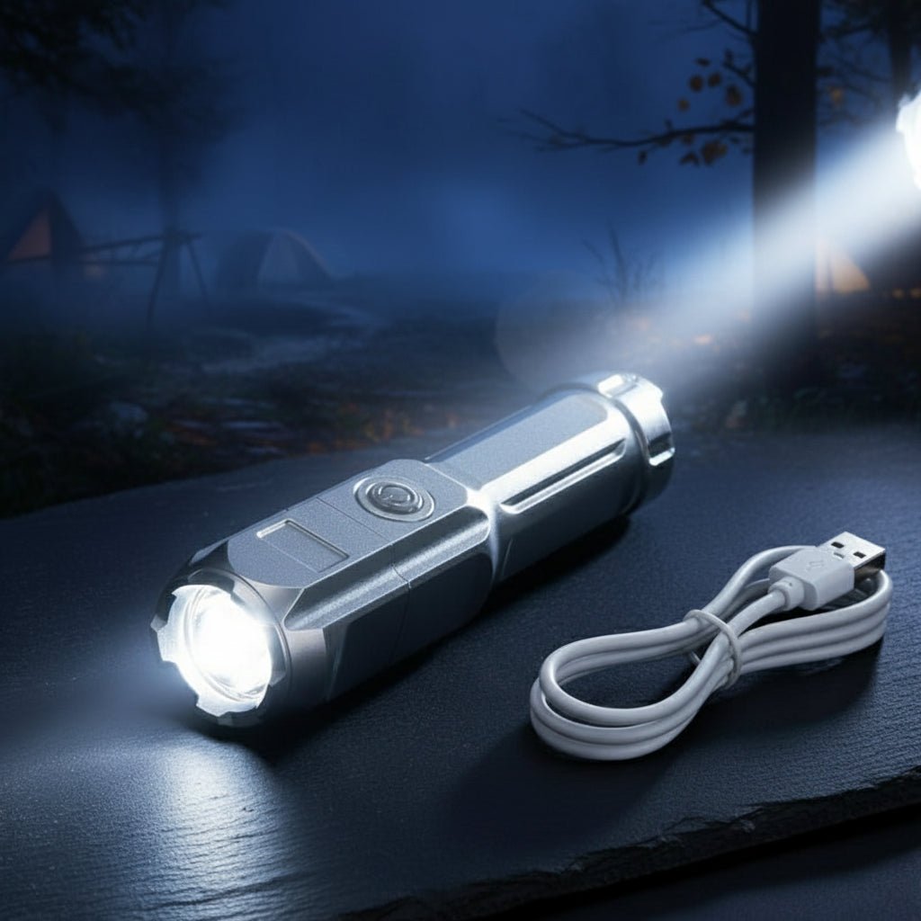 Lampe de poche LED en mode stroboscopique