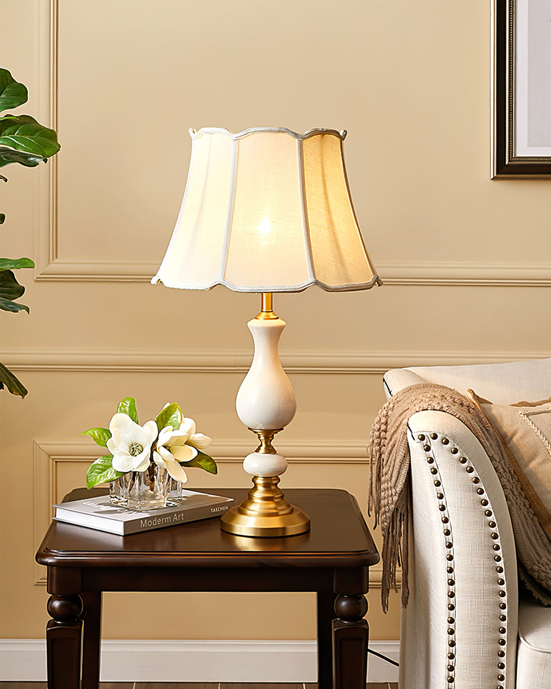 Dimensions de la lampe illustrées par une règle