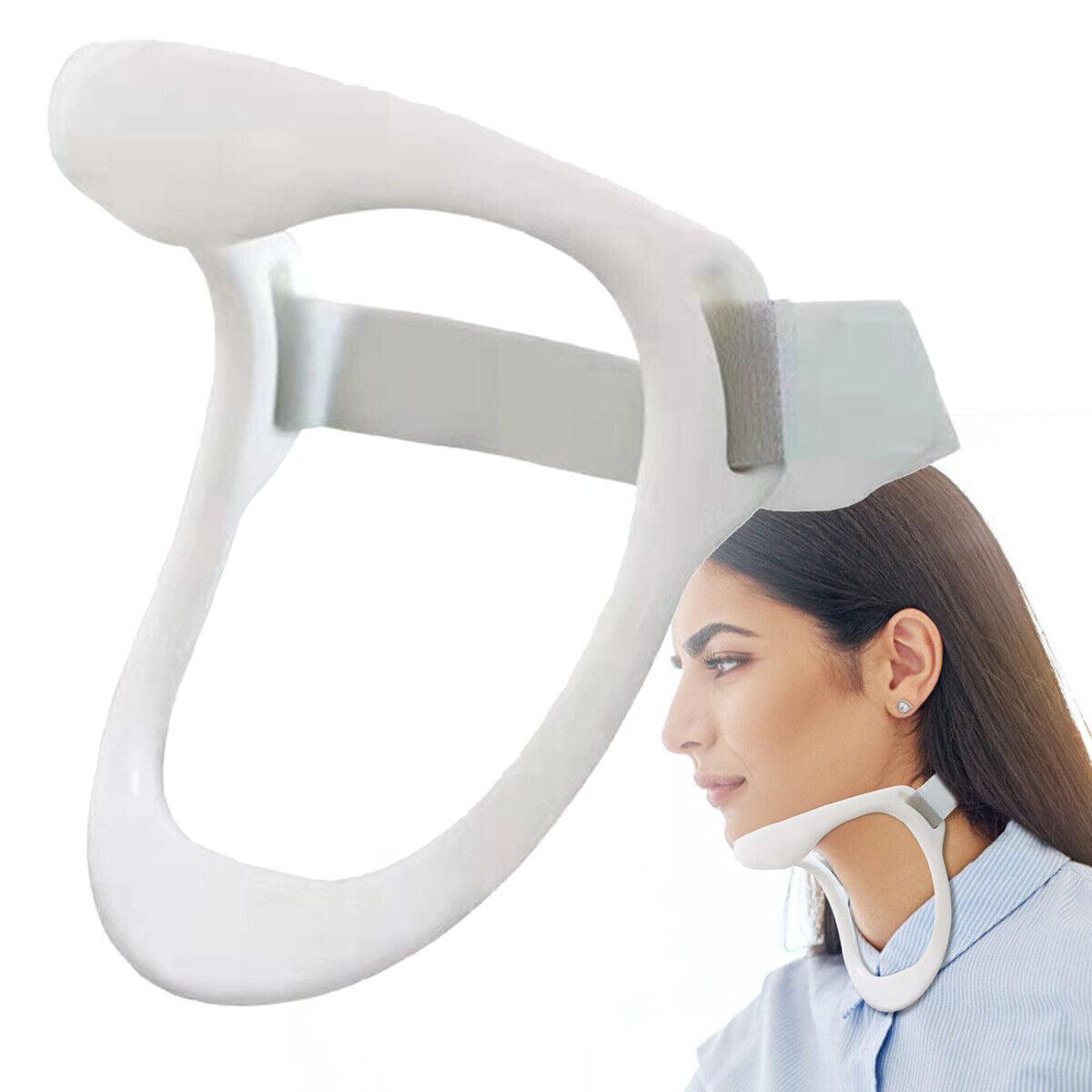 Étireur de cou portable posé sur une table
