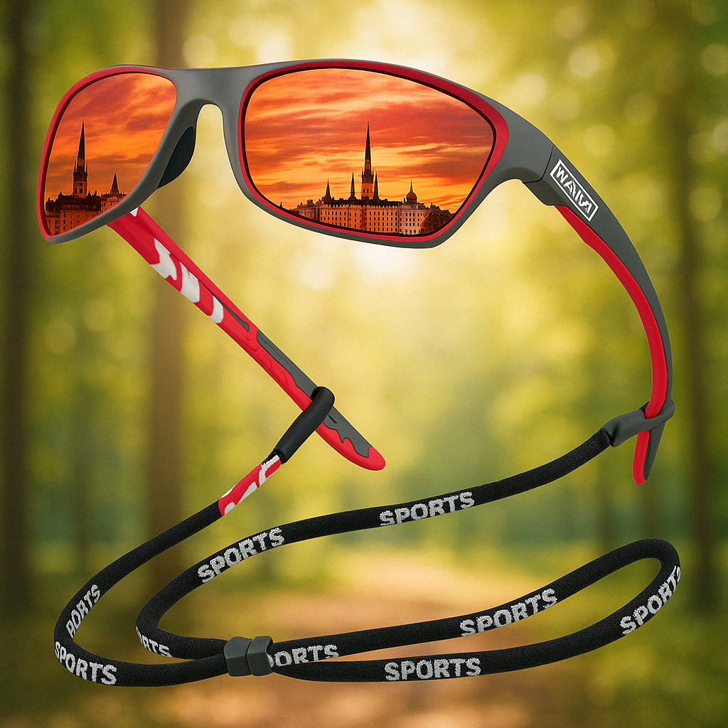Lunettes de soleil polarisées avec monture légère en extérieur