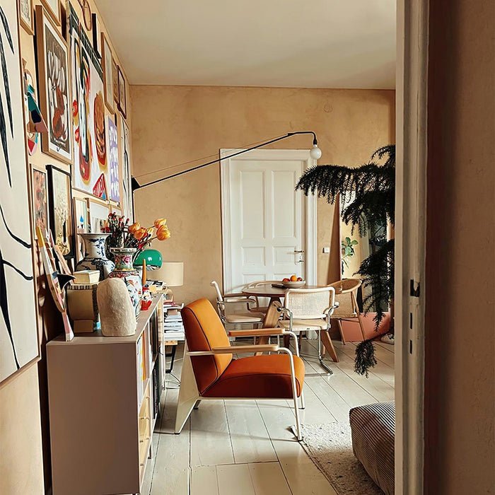 Vue de dessus montrant le design minimaliste de l'applique