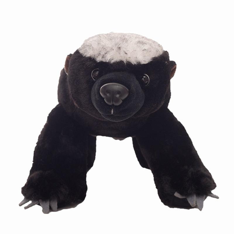 Peluche blaireau réaliste avec des couleurs naturelles