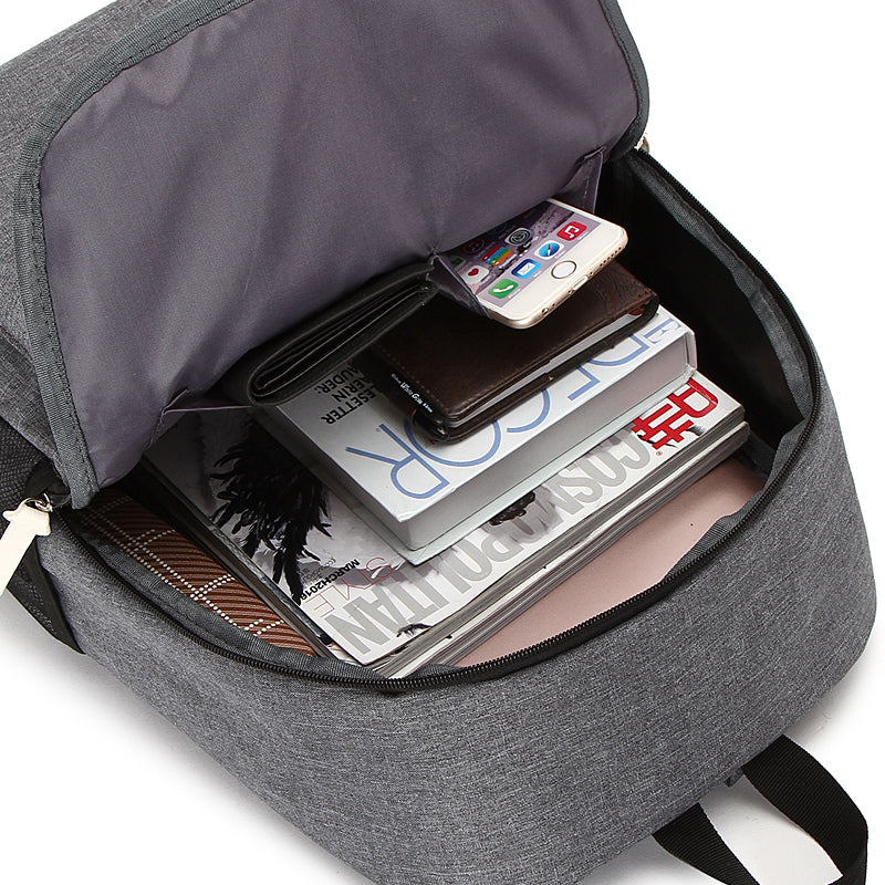 Sac à dos collégien tendance en toile