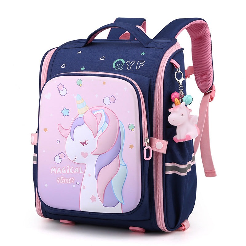Sac à dos licorne avec ouverture complète