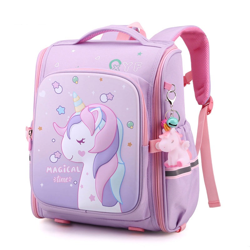 Sac à dos licorne avec ouverture complète
