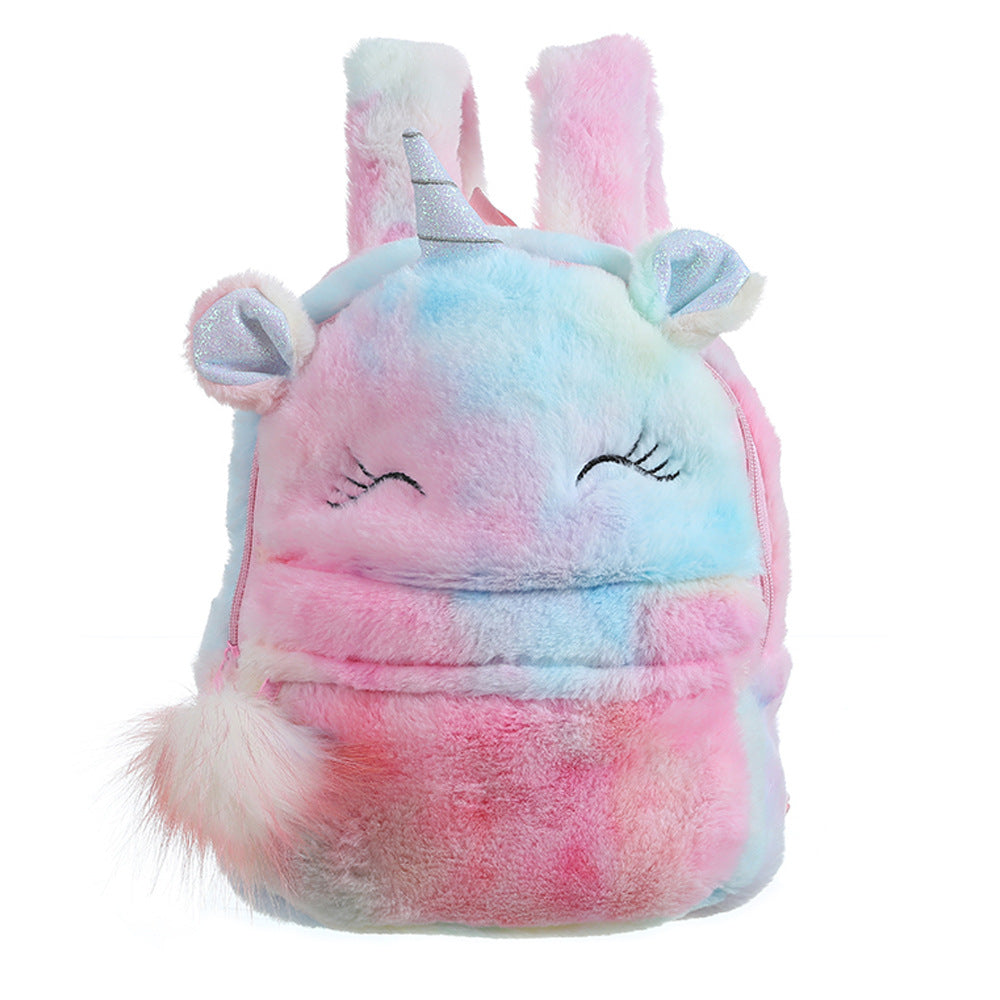 Sac à dos licorne en peluche