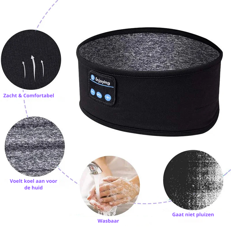 Casque de sommeil plié pour un rangement facile