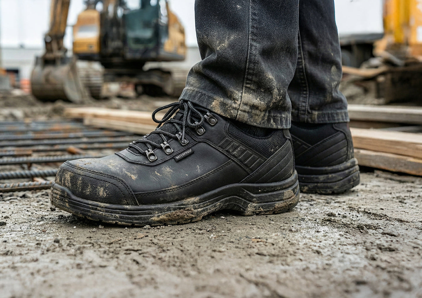 Intérieur des chaussures de sécurité, confort et ajustement