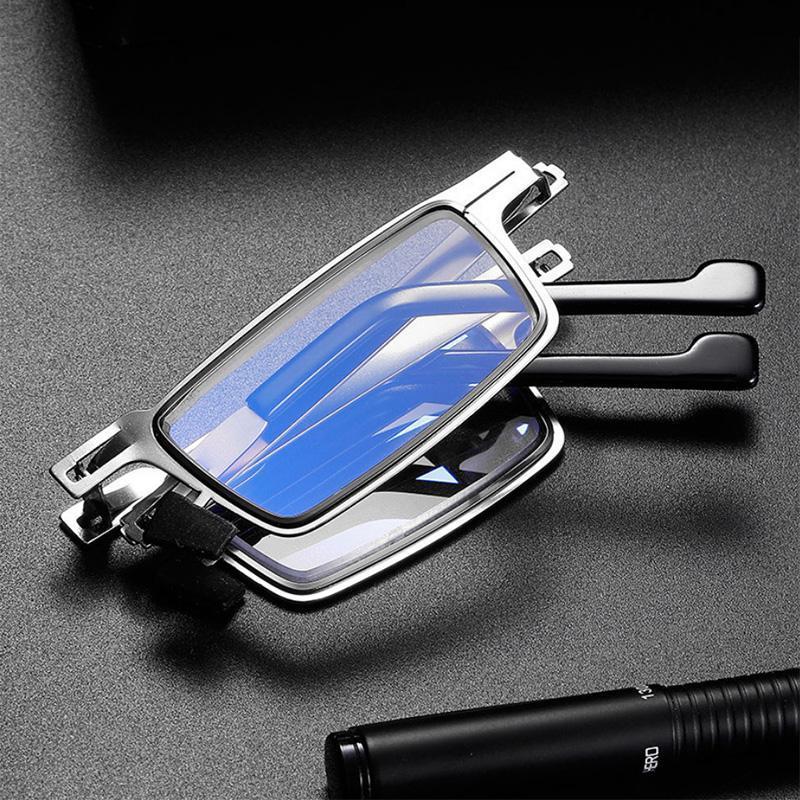 Lunettes de lecture avec verres anti-lumière bleue, design compact