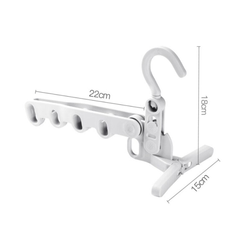 Détail du matériau ABS robuste du séchoir pliable
