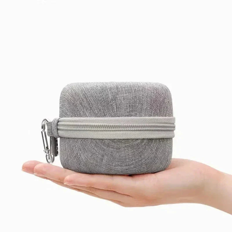 Vue intérieure de l'étui montrant la protection anti-chocs