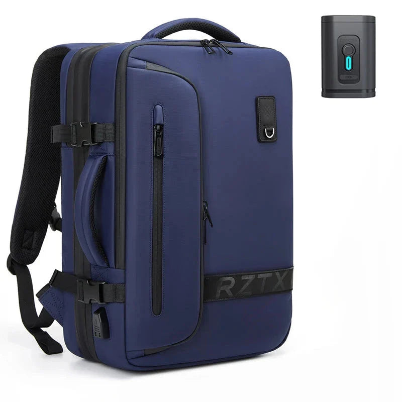 Modèle bleu marine du sac à dos avec finition élégante