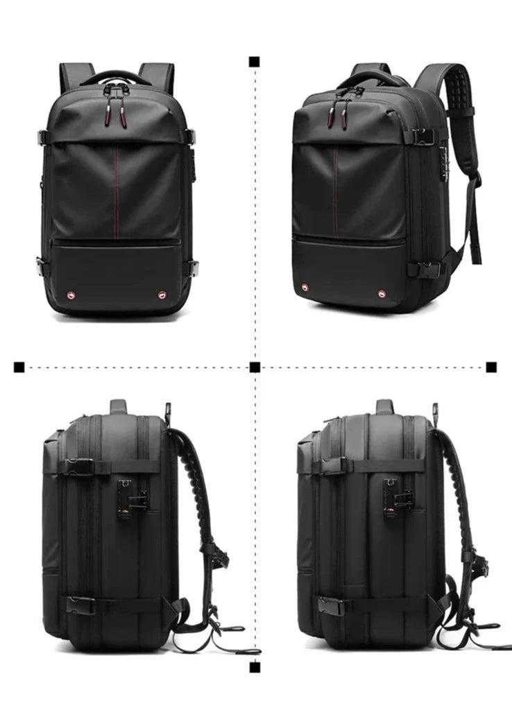 Sac à dos avec fermeture sécurisée et tissu imperméable