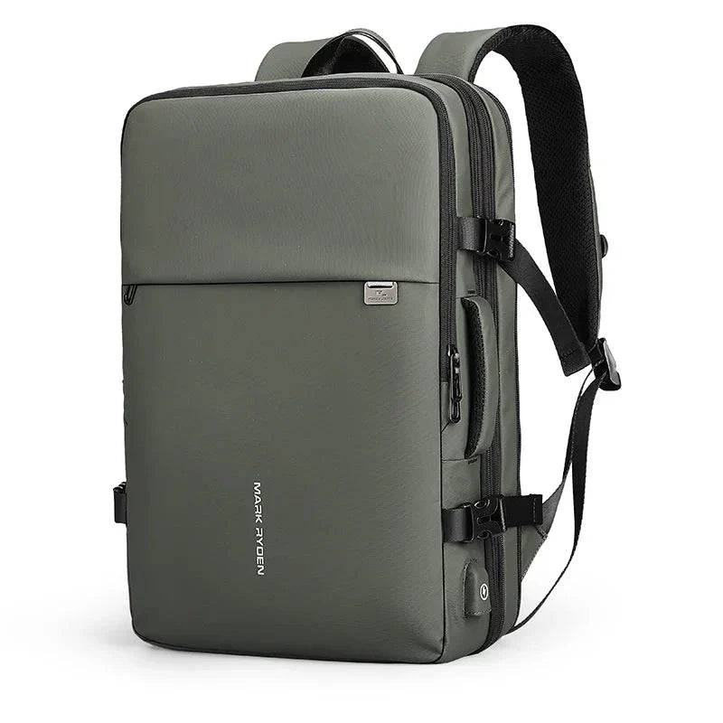 Sac à dos kaki avec grande capacité de rangement