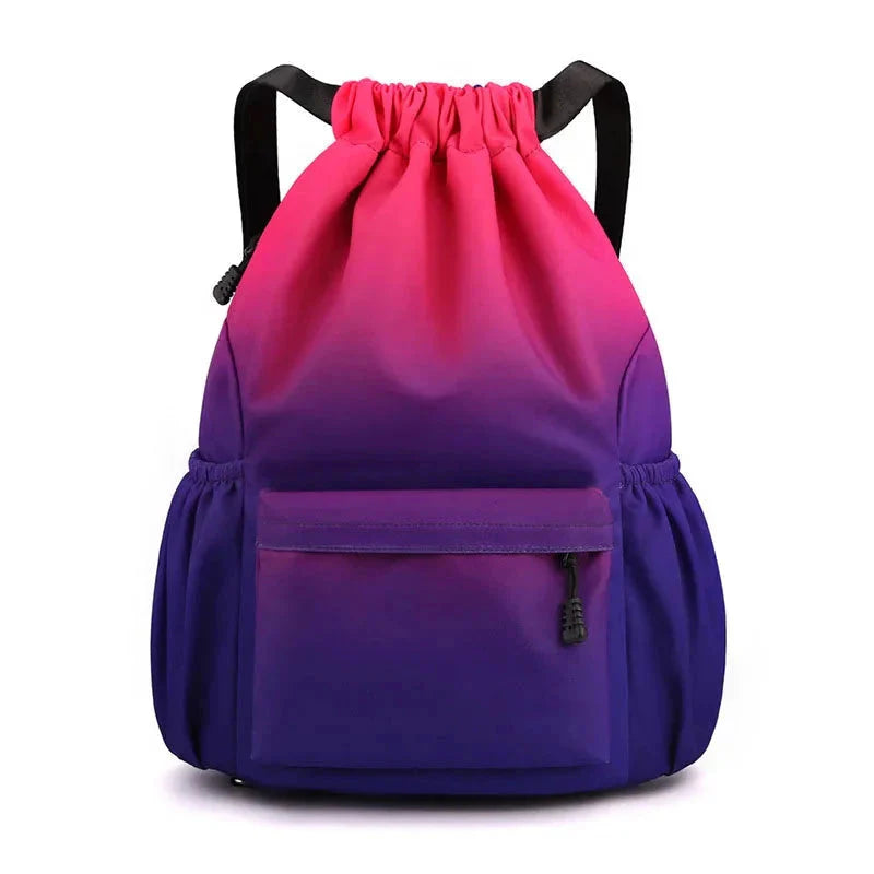 Sac à dos violet et fuchsia taille S, multifonction