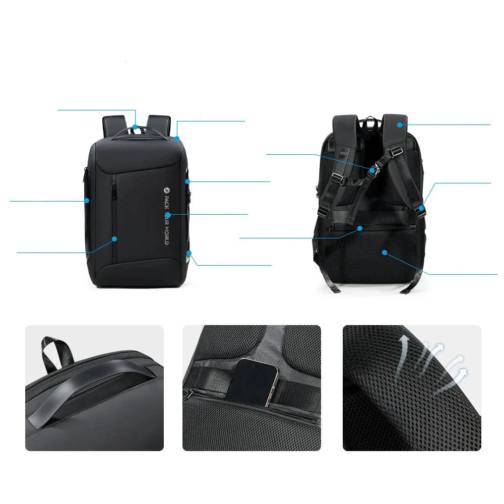 Dos ventilé du sac à dos pour un confort optimal