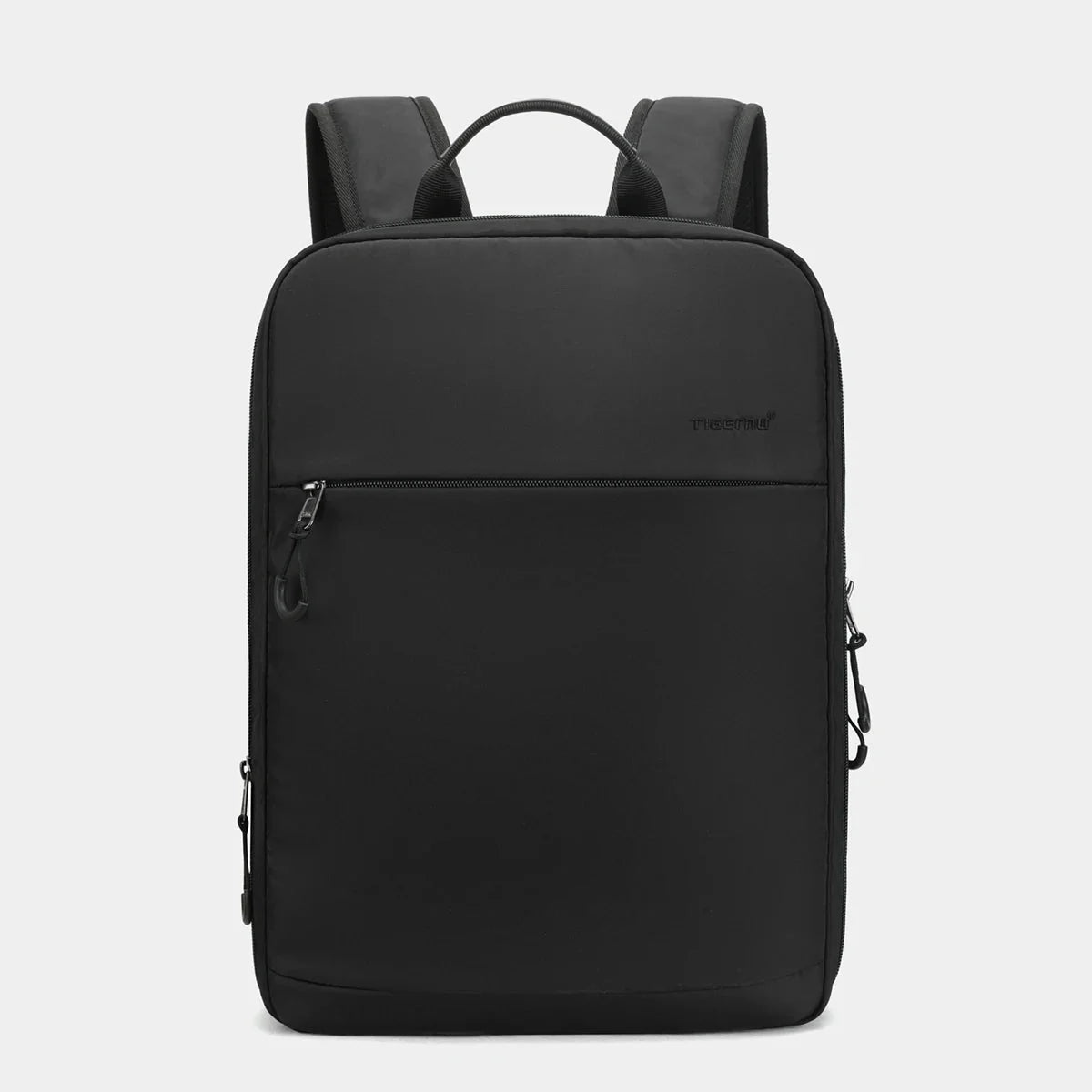Sac à dos noir avec finition soignée et élégante