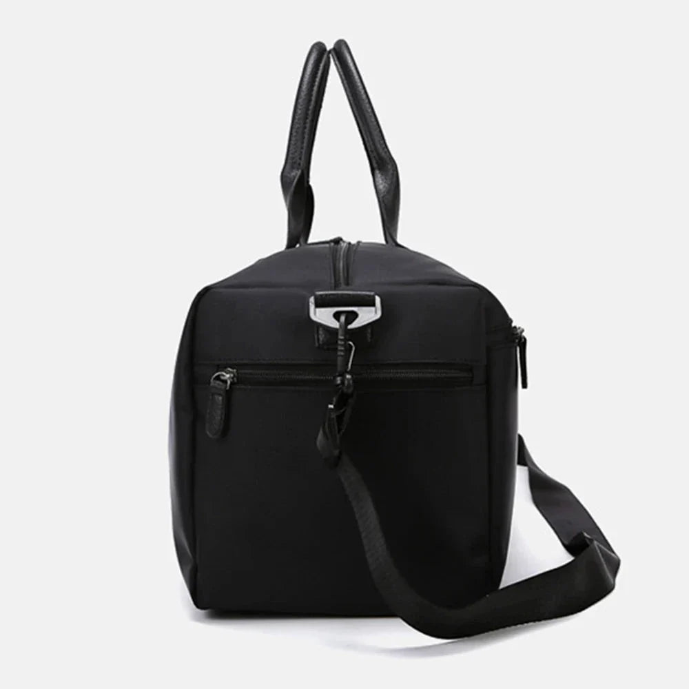 Détail du compartiment pour chaussures du sac de voyage