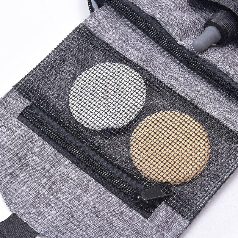 Trousse de toilette compacte en nylon imperméable