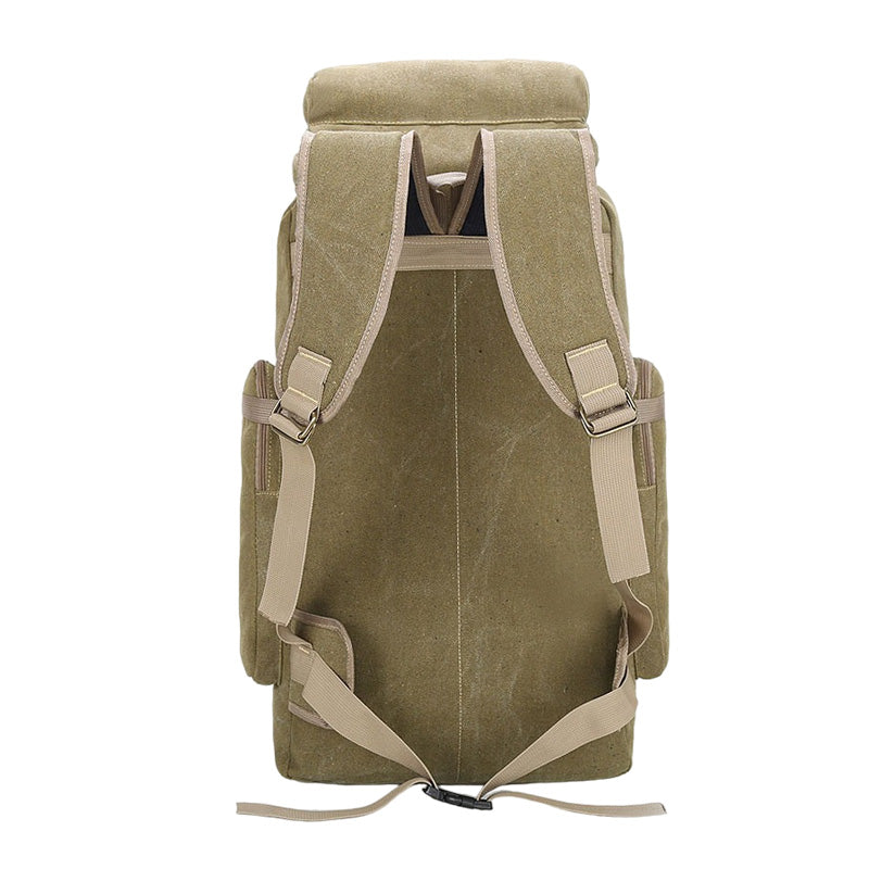 Sac à dos militaire grande capacité en toile 80 litres