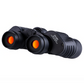 Jumelles noires avec lentilles larges pour vision nocturne