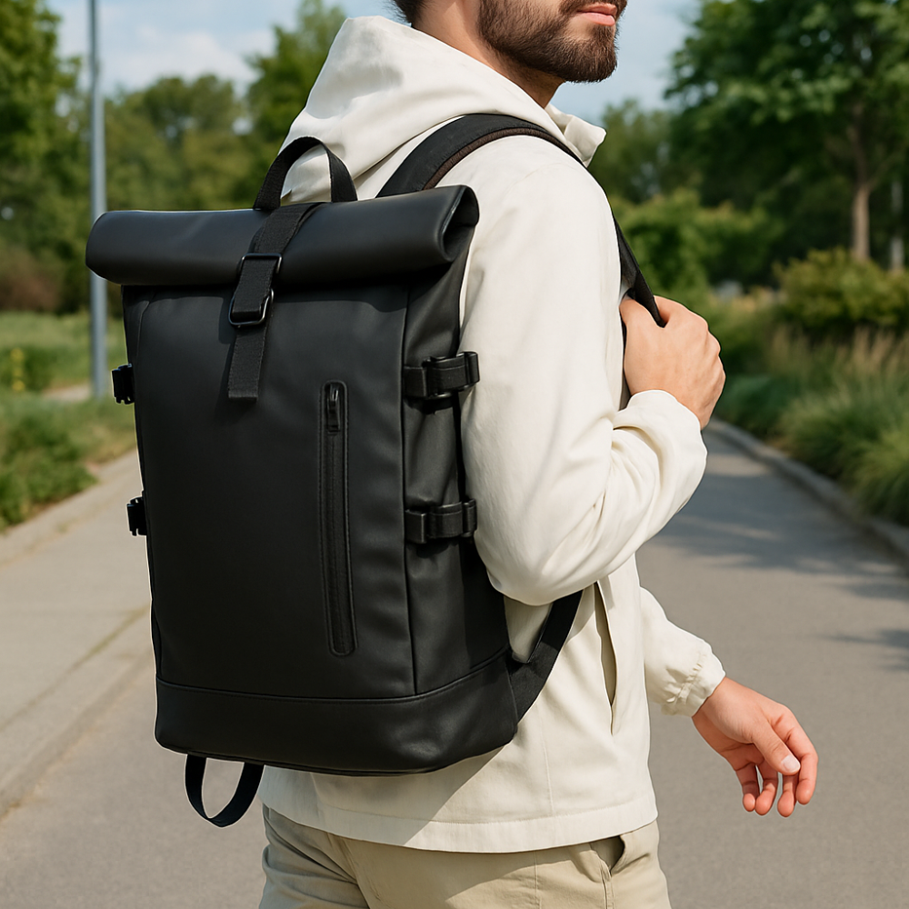 Poches extérieures zippées pour un rangement facile