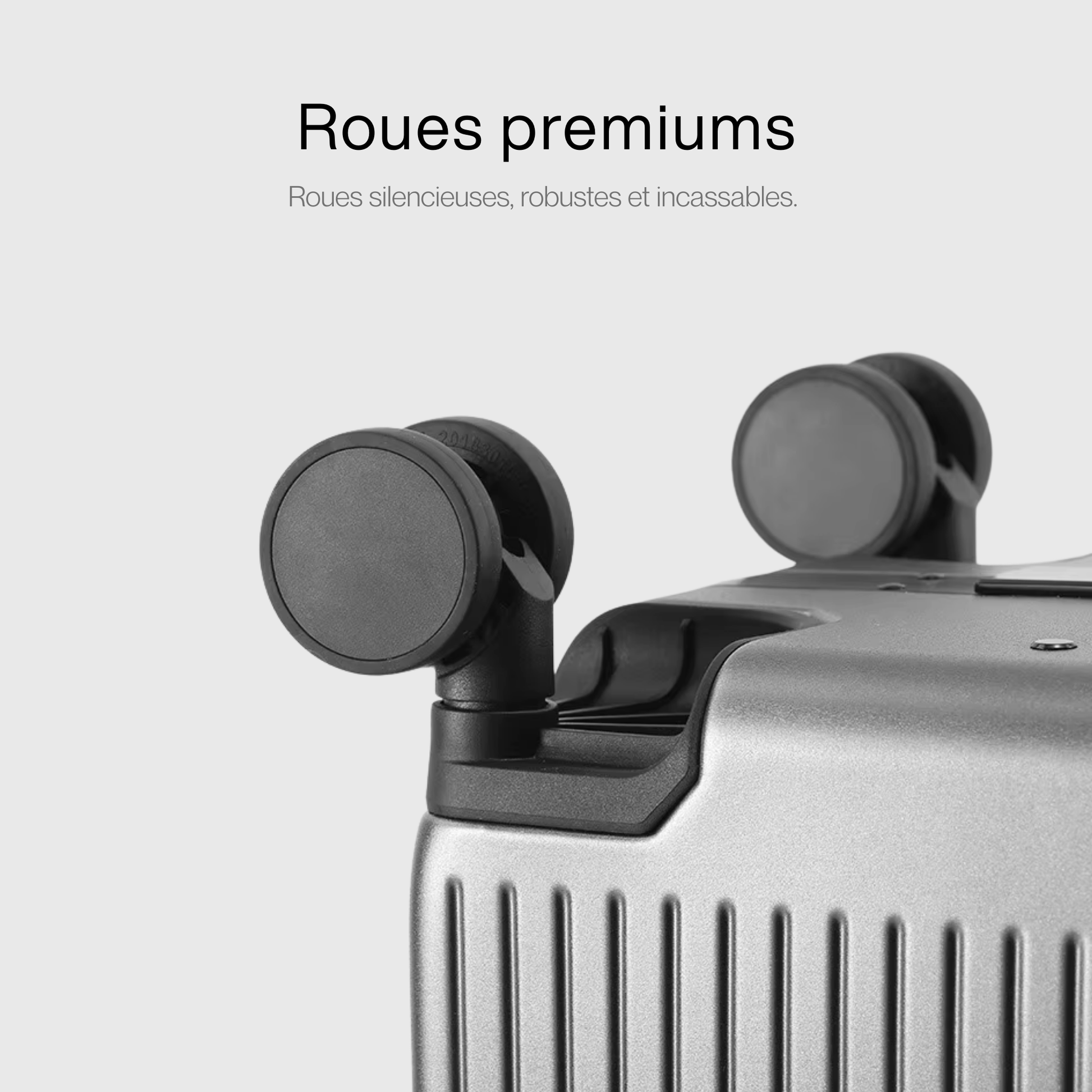 Porte-gobelet intégré sur la valise pour plus de confort