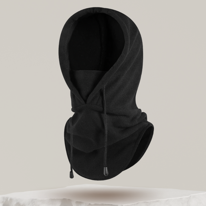 Cagoule de ski couvrant le visage et le cou en hiver