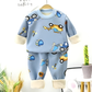 Pyjama enfant avec motifs, détail des manches
