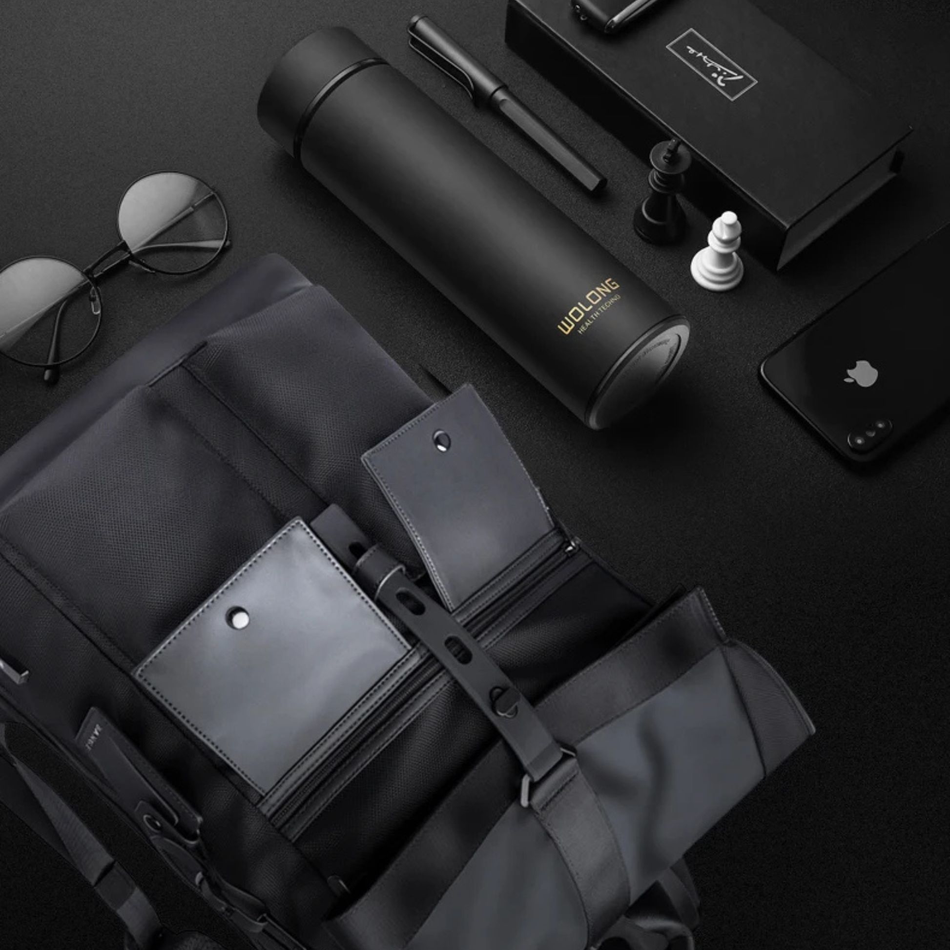 Détail des matériaux résistants à l'eau utilisés pour le sac à dos